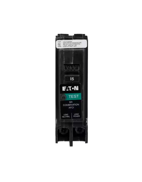 Load image into Gallery viewer, 15 Amp 120-Volt, Single-Pole AFCI Circuit Breaker Type BR Pigtail Neutral
