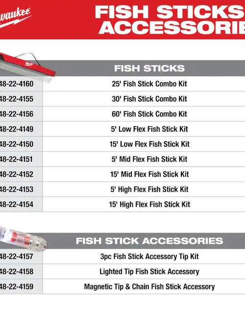 Load image into Gallery viewer, 15 Ft. Mid Flex Fiberglass Fish Stick Kit with Accessories
