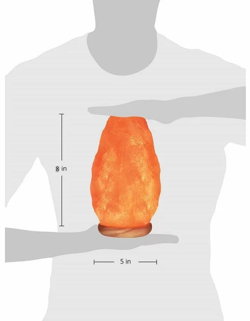 Load image into Gallery viewer, Himalayan Salt Lamp with Dimmer Switch, Handcrafted with Wooden
